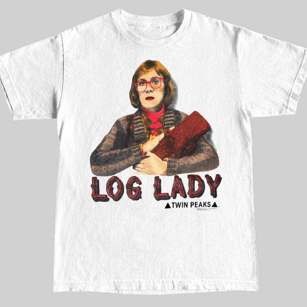 Log Lady T-Shirt. Twin Peaks Unisex T-Shirt 90